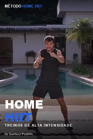 Módulo Home HIIT: treinos de alta intensidade, 32 aulas em 3 níveis